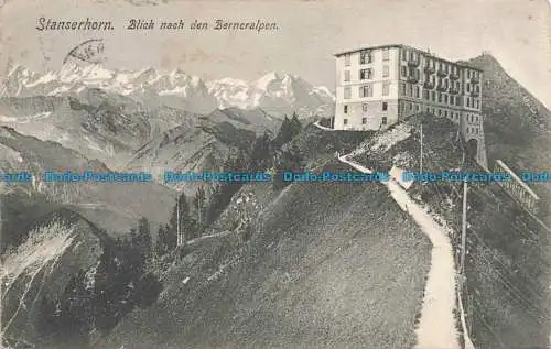 R674342 Stanserhorn. Blick Nach den Berneralpen. E. Goetz. Nr. 2552. 1906