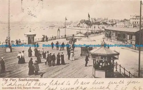 R674354 Southampton. Der Pier. Gutteridge. 1904