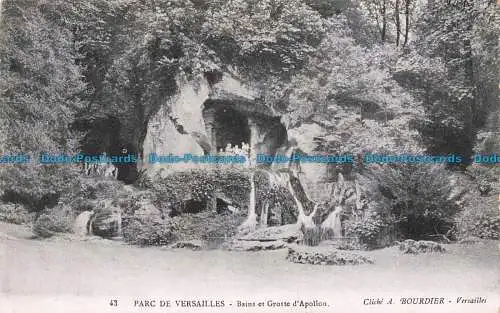 R675413 Parc de Versailles. Bains et Grotte d Apollon. A. Bourdier