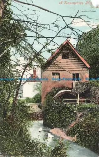 R676351 A Devonshire Mill. Valentine Serie
