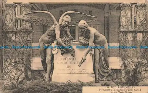 R674391 Uccle Bruxelles. Monument a la Memoire d Edith Cavell et de Marie Depage