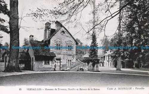 R674394 Versailles. Hameau de Trianon. Moulin et Maison de la Reine. A. Bourdier