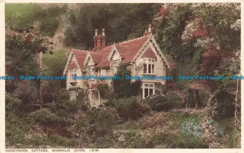 R675439 I.o. W. Shanklin Chine. Honeymoon Cottage. Hecht. RP