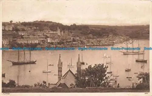 R674408 Fowey. Postkarte