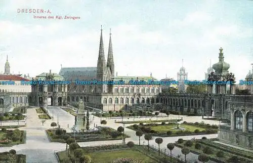 R674971 Dresden A. Inneres des Kgl. Zwinger. Dr. Trenkler