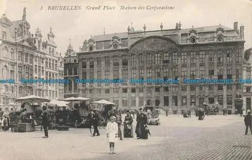 R674433 Bruxelles. Grand Place. Maison des Corporations