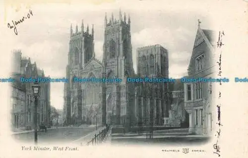 R674436 York Minster. W.R. und S. Zuverlässige Serie. 1904