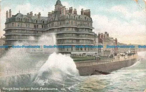 R674450 Eastbourne. Rough Sea Splash Point. 1908