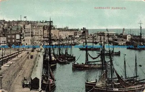 R675022 Ramsgate Harbour. Postkarte. 1922