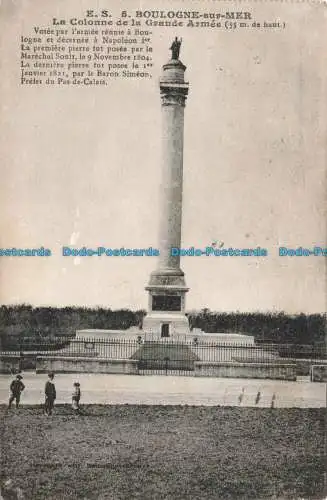 R676461 Boulogne Sur Mer. La Colonne de la Grande Armee