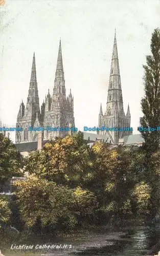 R676468 Lichfield Cathedral. H. S. William Haddon. 1907