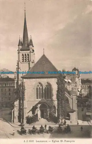 R676486 Lausanne. Eglise St. Francois. Jullien Freres