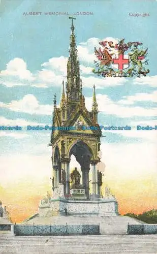 R676487 London. Albert Memorial. D. und D.G