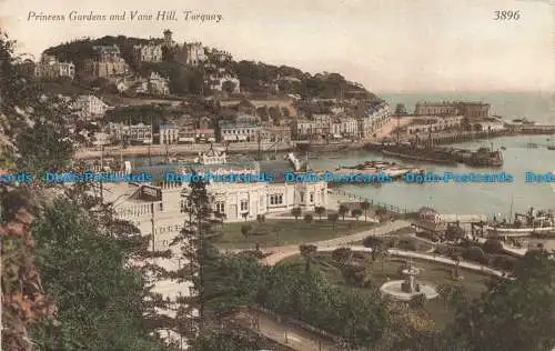 R675554 Torquay. Princess Gardens und Vane Hill. Ern. Bischof. 1933