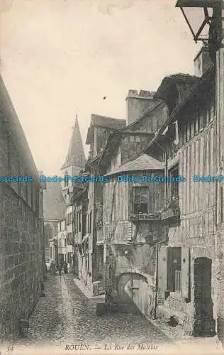 R676496 Rouen. La Rue des Matelas. ND