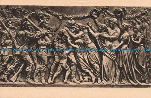 R675091 Das Wiedersehen. Relief am National Denkmal. K.S.M. 294