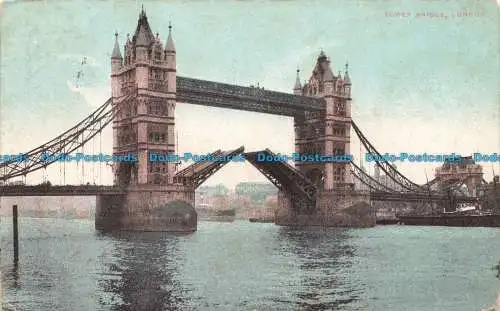 R675579 London. Tower Bridge. 1906