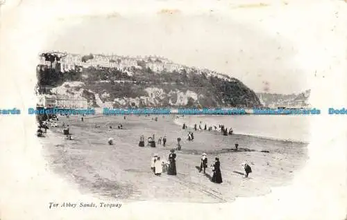 R675099 Torquay. Tor Abbey Sands. 1907