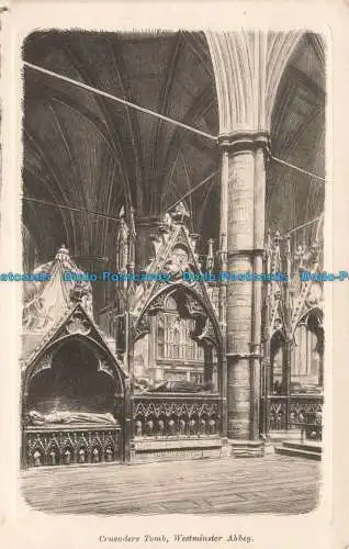 R676534 Westminster Abbey. Kreuzfahrergrab. W. und C. Stengel