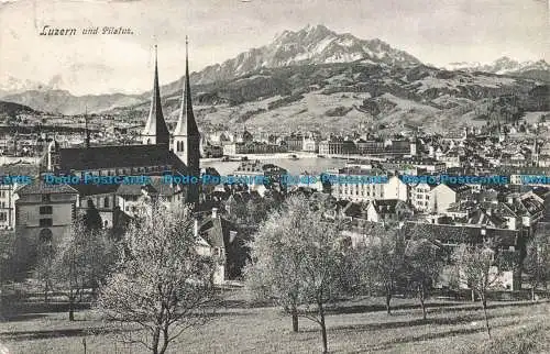 R677071 Luzern und Pilatus. E. Goetz. Nr. 1906. 1907