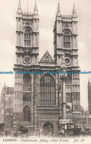 R676545 London. Westminster Abbey. Westfront. Nr. 37