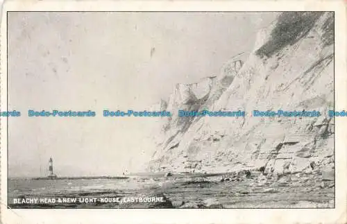 R677081 Eastbourne. Beachy Head und New Light House. 1904