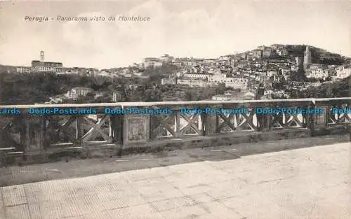 R675620 Perugia. Panorama Visto da Monteluce. Ettore Mignini