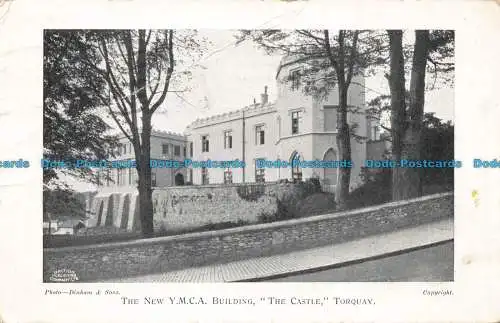 R675154 Torquay. Die neue Y.M.C.A. Gebäude. Das Schloss. British Publishing Co