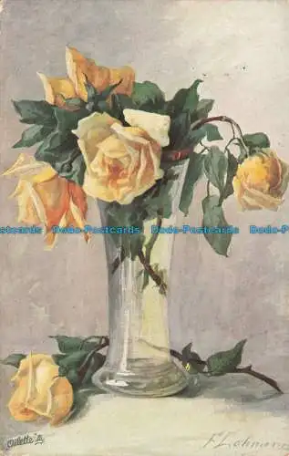 R676569 Rosen. Wenn die Rosen blühen. stecken. Oilette. Nr. 9679. 1914