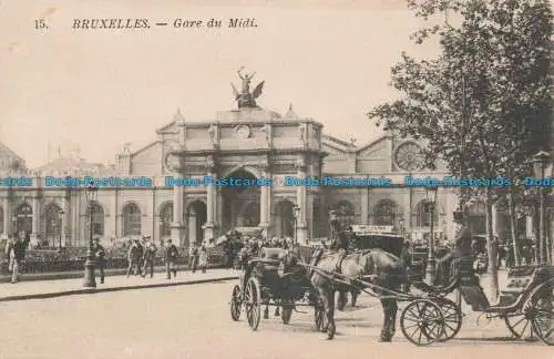 R677114 Bruxelles. Gare du Midi