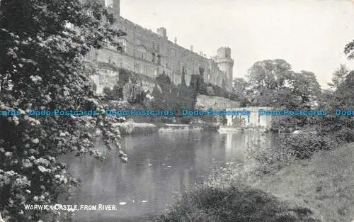 R675167 Warwick Castle. von River. Photochrom