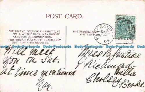 R675176 Singleton Abbey. Postkarte. 1904