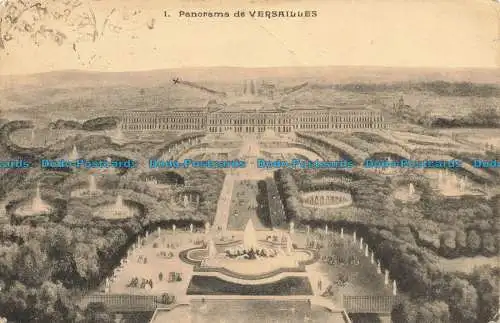 R677129 Panorama de Versailles. A. Bourdier. 1912