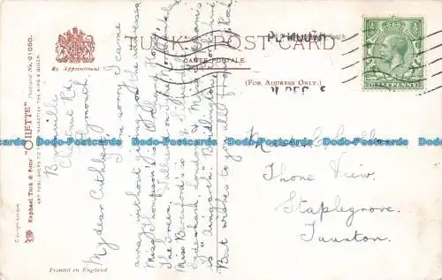 R675184 A Happy Christmas. stecken. Oilette. Postkarte Nr. C 1080