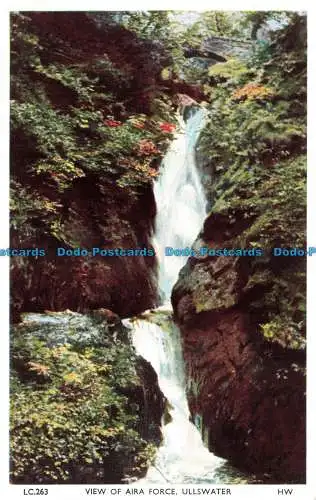 R676606 Ullswater. Ansicht der Aira Force. H. Webster