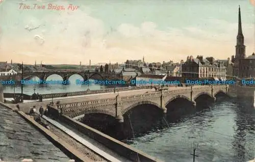 R675683 Ayr. Die Twa Brigs. Serie Valentine. 1911