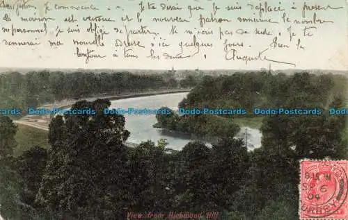 R677149 Blick vom Richmond Hill. Postkarte. 1904