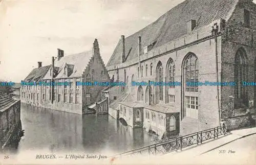 R677179 Brügge. L Hopital Saint Jean. ND. Fot. 1909