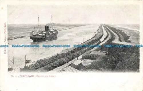 R676648 Port Said. Entree du Canal. Ephttimios Freres