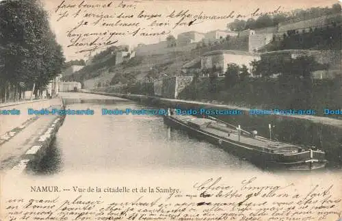 R676652 Namur. Vue de la Citadelle et de la Sambre. 1905