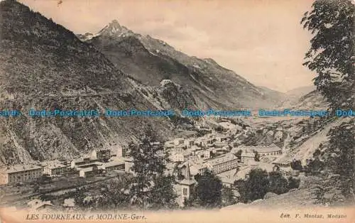 R678092 Les Fourneaux et Modane. Gare. F. Montaz. Levy Fils