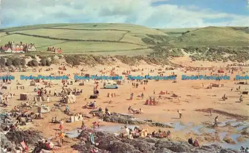 R675743 Woolacombe. The Sands. Colourmaster von Photo Precision. 1962