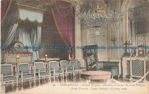 R676695 Versailles. Tolles Trianon. Louis Philippe Schlafzimmer. Mme. Moreau