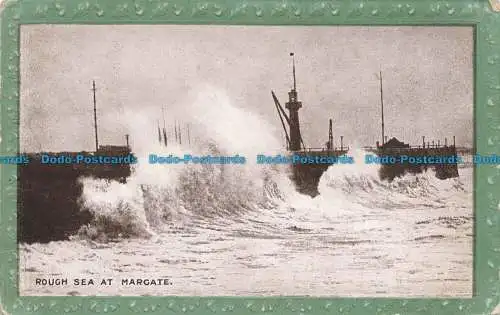 R675776 Rough Sea at Margate. C.P.C. No. 3