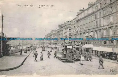 R676718 Rouen. le Quai de Paris. E. Le Deley