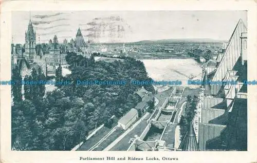 R678146 Ottawa. Parliament Hill und Rideau Locks. Canadian Pacific Railway News