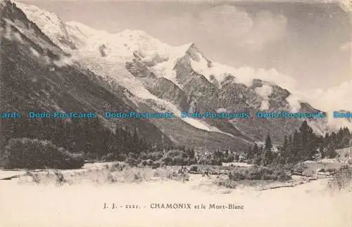 R677330 Chamonix et le Mont Blanc. Jullien Freres