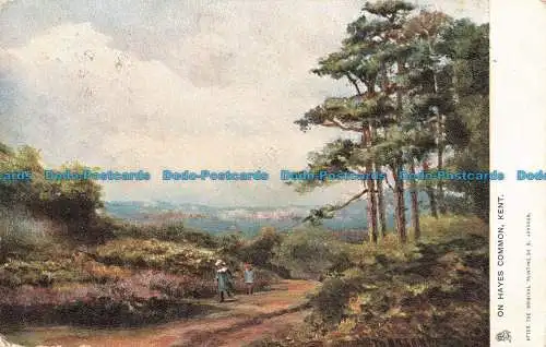 R675900 Kent. On Hayes Common. Malerisches England. stecken. Oilette. Serie. 1532.