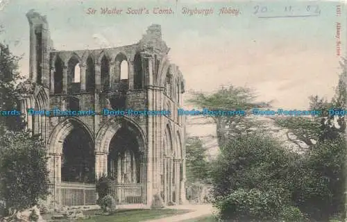 R678264 Dryburgh Abbey. Sir Walter Scott Grab. Albany Serie. 1904