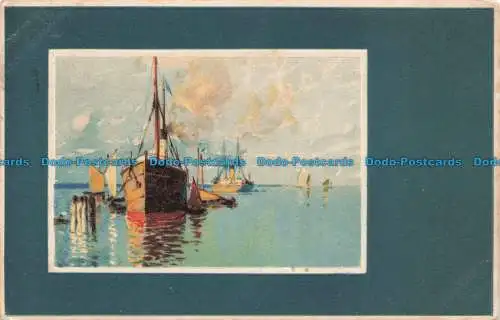 R677374 Schiff und Boote. Stewart und Woolf. Serie Nr. 152. 1904